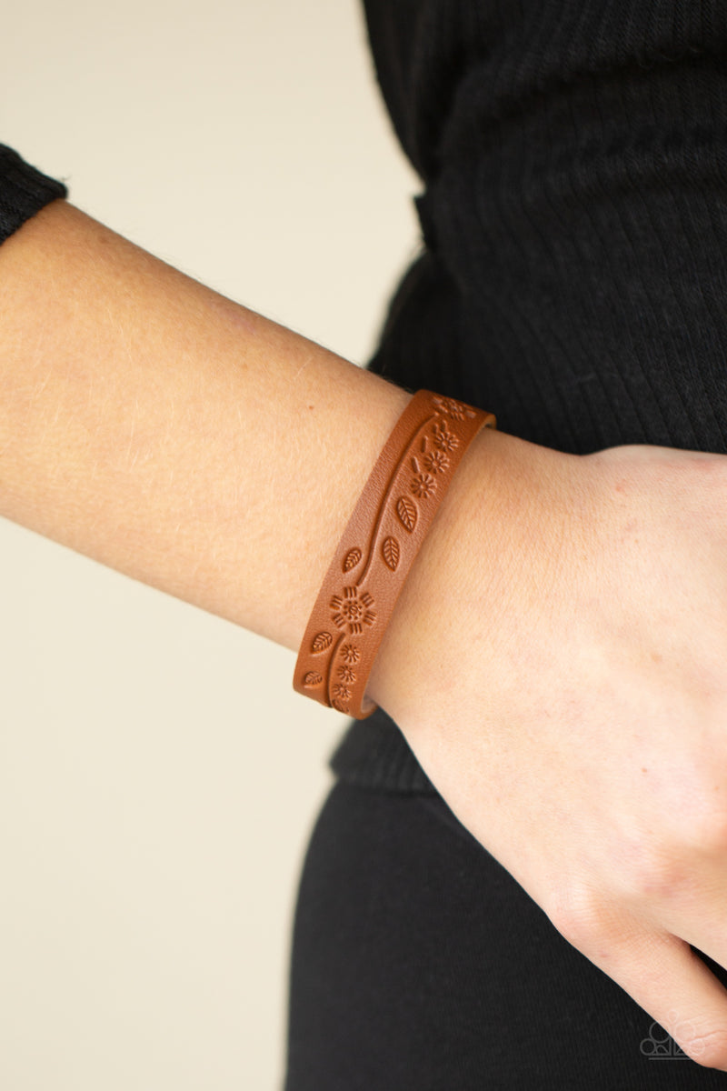 Range Leather Co. - Whitney Wrap Bracelet - Nut Brown