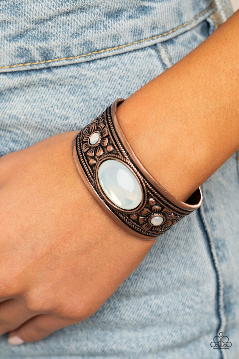 Savanna Oasis - Rose Gold Bracelet - Paparazzi Accessories