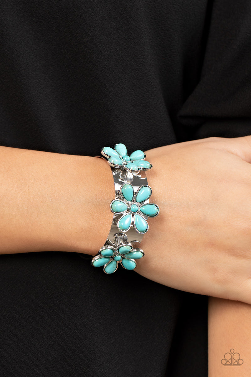 Blue on sale flower bracelet