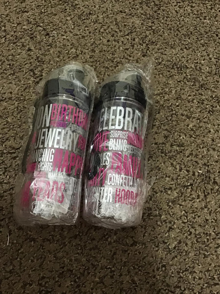 Celebration Waterbottle-Ericka C Wise, $5 Jewelry -Ericka C Wise, $5 Jewelry Paparazzi accessories jewelry ericka champion wise elite consultant life of the party fashion fix lead and nickel free florida palm bay melbourne