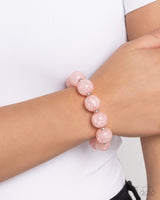 Artic Affluence Pink Bracelet-Jewelry-Paparazzi Accessories-Ericka C Wise, $5 Jewelry Paparazzi accessories jewelry ericka champion wise elite consultant life of the party fashion fix lead and nickel free florida palm bay melbourne