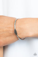 Free Spirited Shimmer Blue Bracelet-Jewelry-Paparazzi Accessories-Ericka C Wise, $5 Jewelry Paparazzi accessories jewelry ericka champion wise elite consultant life of the party fashion fix lead and nickel free florida palm bay melbourne