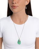 Sea Glass Stash Green Necklace-Jewelry-Paparazzi Accessories-Ericka C Wise, $5 Jewelry Paparazzi accessories jewelry ericka champion wise elite consultant life of the party fashion fix lead and nickel free florida palm bay melbourne