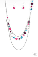 Party Dress Princess Multi Necklace-Jewelry-Paparazzi Accessories-Ericka C Wise, $5 Jewelry Paparazzi accessories jewelry ericka champion wise elite consultant life of the party fashion fix lead and nickel free florida palm bay melbourne