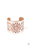 Get Your Bloom On Orange Bracelet-Jewelry-Paparazzi Accessories-Ericka C Wise, $5 Jewelry Paparazzi accessories jewelry ericka champion wise elite consultant life of the party fashion fix lead and nickel free florida palm bay melbourne