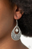 Garden Magic White Earrings-Jewelry-Paparazzi Accessories-Ericka C Wise, $5 Jewelry Paparazzi accessories jewelry ericka champion wise elite consultant life of the party fashion fix lead and nickel free florida palm bay melbourne