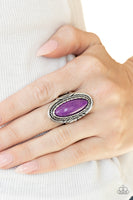 Primal Instincts Purple Ring-Jewelry-Paparazzi Accessories-Ericka C Wise, $5 Jewelry Paparazzi accessories jewelry ericka champion wise elite consultant life of the party fashion fix lead and nickel free florida palm bay melbourne