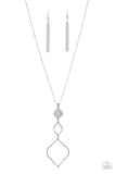 Marrakesh Mystery Silver Necklace-Jewelry-Paparazzi Accessories-Ericka C Wise, $5 Jewelry Paparazzi accessories jewelry ericka champion wise elite consultant life of the party fashion fix lead and nickel free florida palm bay melbourne