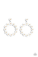 Daisy Meadows White Earrings-Jewelry-Paparazzi Accessories-Ericka C Wise, $5 Jewelry Paparazzi accessories jewelry ericka champion wise elite consultant life of the party fashion fix lead and nickel free florida palm bay melbourne