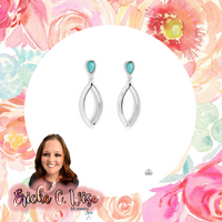 Artisan Anthem Blue Earrings-Jewelry-Paparazzi Accessories-Ericka C Wise, $5 Jewelry Paparazzi accessories jewelry ericka champion wise elite consultant life of the party fashion fix lead and nickel free florida palm bay melbourne