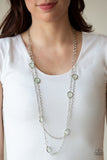 Back for More Green Necklace-Jewelry-Paparazzi Accessories-Ericka C Wise, $5 Jewelry Paparazzi accessories jewelry ericka champion wise elite consultant life of the party fashion fix lead and nickel free florida palm bay melbourne