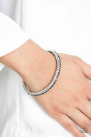 Cha Cha Ching Blue Bracelet-Jewelry-Paparazzi Accessories-Ericka C Wise, $5 Jewelry Paparazzi accessories jewelry ericka champion wise elite consultant life of the party fashion fix lead and nickel free florida palm bay melbourne