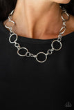 Classic Combo Silver Necklace-Jewelry-Paparazzi Accessories-Ericka C Wise, $5 Jewelry Paparazzi accessories jewelry ericka champion wise elite consultant life of the party fashion fix lead and nickel free florida palm bay melbourne