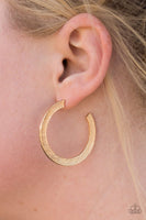 Haute Glam Gold Hoop Earrings-Jewelry-Paparazzi Accessories-Ericka C Wise, $5 Jewelry Paparazzi accessories jewelry ericka champion wise elite consultant life of the party fashion fix lead and nickel free florida palm bay melbourne