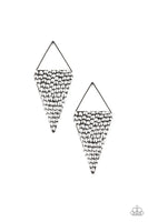 Have a Bite Silver Earrings-Jewelry-Paparazzi Accessories-Ericka C Wise, $5 Jewelry Paparazzi accessories jewelry ericka champion wise elite consultant life of the party fashion fix lead and nickel free florida palm bay melbourne