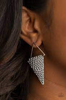 Have a Bite Silver Earrings-Jewelry-Paparazzi Accessories-Ericka C Wise, $5 Jewelry Paparazzi accessories jewelry ericka champion wise elite consultant life of the party fashion fix lead and nickel free florida palm bay melbourne