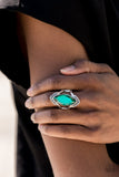 Leading Luster Green Ring-Jewelry-Paparazzi Accessories-Ericka C Wise, $5 Jewelry Paparazzi accessories jewelry ericka champion wise elite consultant life of the party fashion fix lead and nickel free florida palm bay melbourne