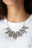 Mane Up Silver Necklace-Jewelry-Paparazzi Accessories-Ericka C Wise, $5 Jewelry Paparazzi accessories jewelry ericka champion wise elite consultant life of the party fashion fix lead and nickel free florida palm bay melbourne