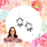 New Age Nobel Silver Earrings-Jewelry-Paparazzi Accessories-Ericka C Wise, $5 Jewelry Paparazzi accessories jewelry ericka champion wise elite consultant life of the party fashion fix lead and nickel free florida palm bay melbourne