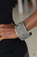 Stellar Radiance Silver Bracelet-Jewelry-Paparazzi Accessories-Ericka C Wise, $5 Jewelry Paparazzi accessories jewelry ericka champion wise elite consultant life of the party fashion fix lead and nickel free florida palm bay melbourne